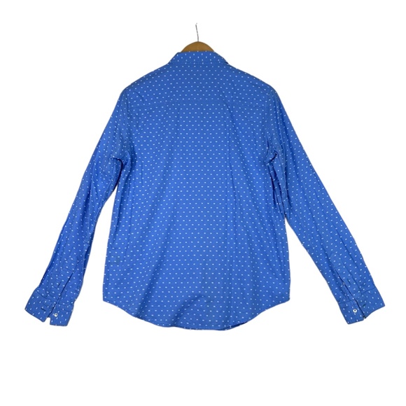 Womens Victoria's Secret Chenille Dot Button Front Long Sleeve Shirt Size Medium - Picture 2 of 5